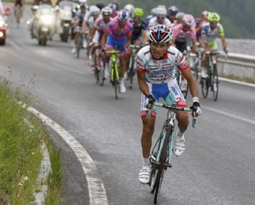 Giro, Rujano and Bianchi runner-up in Sestriere Giro, Rujano and Bianchi runner-up in Sestriere
